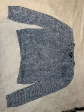 Freshman Women’s Blue Gray Chenille Sweater